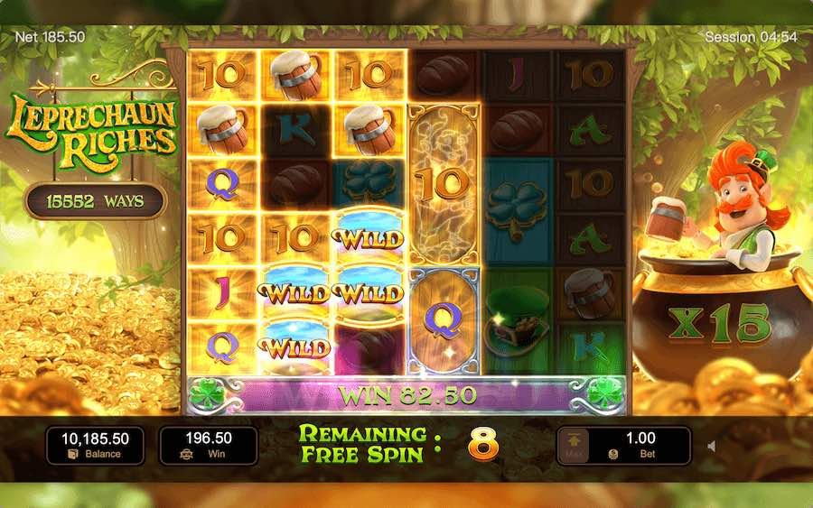 leprechaun-riches-slot-free-spins-feature